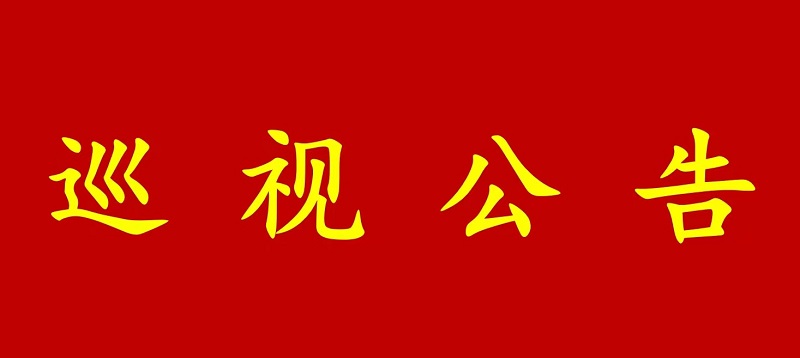 巡 視 公 告