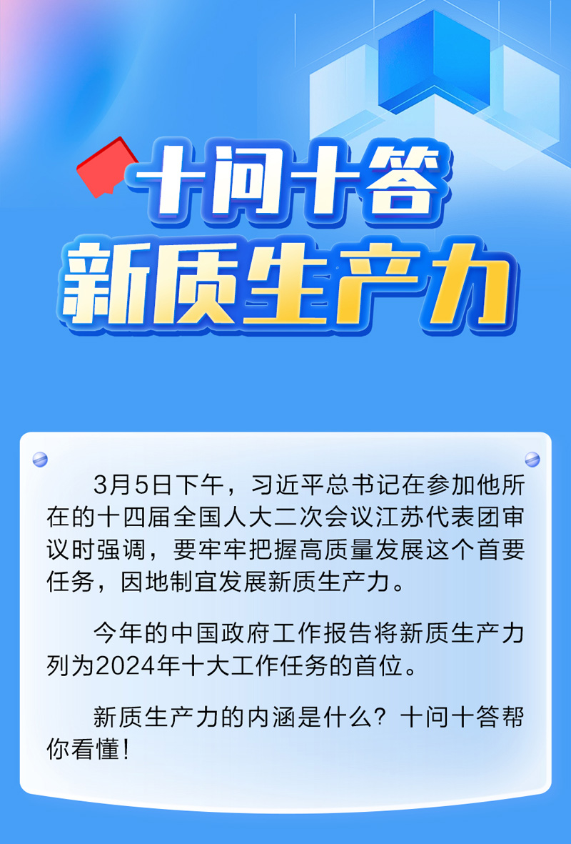 新質(zhì)生產(chǎn)力十問十答